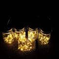 Pikkukuva 3 / 5: Ulkovalaistus Solar String Light 20 LED:tä Solar Mason Jar Lid Set
