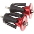 Miniatyrbilde 2 av 4: Sykkelstyrepropper for de fleste sykler, terrengsykler, landeveissykler, terrengsykler, (rød) (2 stk)