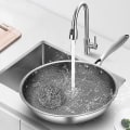 Miniatyrbilde 2 av 5: Stekepanne i rustfritt stål, non-stick, 28 cm, stekepanne, gryte, enkeltsidig