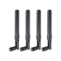 Miniatyrbillede 4 af 5: 4 stk. Dobbelt bånd Wifi Antenne 2.4ghz 5ghz 5.8ghz 8dbi Mimo RP- Han Antenne Til Wifi Router Trådløs