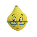 Pikkukuva 3 / 4: Uudet Ms.lemons Lemon ja Mr. Tomato Pehmolelut, Pehmolelujen Ympäröimä Peli Purple