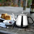 Miniatyrbilde 2 av 5: 1,5l Sølv Tekanne Rustfritt Stål Teinfuser Filter Metall