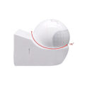 Miniatyrbillede 3 af 5: 110v-230v Bevægelsesdetektor Bevægelsessensor Automatisk Infrarød Pir Sensor 180 Graders Drejelig Udendørs