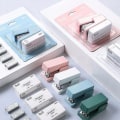 Miniatyrbilde 4 av 5: Liten Heftemaskin for Kontor Skole, Mini Heftemaskin Liten Håndhefter