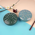 Miniatyrbillede 1 af 5: Stål Tongue Drum Panda Drum, 4,9 tommer 6 Note Tank Drum Percussion Instrument, c-nøgle Handpan Drum Med Trommestikker Bærepose, smukt Designet Og P