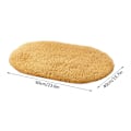 Miniatyrbilde 2 av 5: Lammeullteppe Ovale Absorberende Soverom Bad Soverom Sengerand Teppe