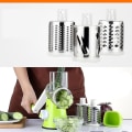 Miniatyrbilde 1 av 4: Multifunksjonell Grønnsaksskjærer Rotasjonsrive Slicer