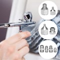 Miniatyrbild 2 av 5: 8-delars Set med Flexibla Luftborstadapterkopplingar för Kompressor och Luftborstslang