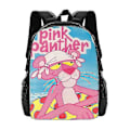 Pikkukuva 3 / 4: Pink Panther -reppu 3D-painatus, kepulainen leopardi, tytöille ja pojille, matkareppu, peruskoulu ja yläkoulu, koululaukku 10