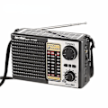 Pikkukuva 1 / 5: Aurinkoenergialla latautuva hätäradio monikaistainen korkeaherkkyysradio langaton Bluetooth-kaiutin tukee FM / AM / SW-radiota