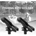Miniatyrbillede 3 af 4: Fiskestavs Holder, 2 stk. Multifunktionel Drejelig Fiskestavs Holder, Justerbar Sidemonteret Stangsstøtte