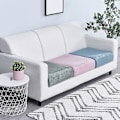 Miniatyrbild 4 av 5: Ren Färg Tjock Elastisk Soffaöverdrag Modern Minimalistisk Soffa pink