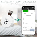 Miniatyrbillede 2 af 3: Trådløs Bluetooth Termometer Hygrometer