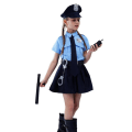 Miniatyrbilde 3 av 5: Jentekostyme for barn - Politiuniform, En-delt, Fint 7-8 Years