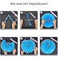 Miniatyrbillede 3 af 4: Festlige Papir Pom Poms Dekorationer Bryllup Fødselsdag