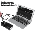 Miniatyrbilde 4 av 5: 2-i-1 LED-lampe 5,5 mm linse USB-endoskop for å ta bilder
