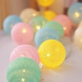 Miniatyrbillede 1 af 5: Lysstreng 20 LED'er Julebryllup Dekoration Batteri