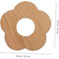 Miniatyrbillede 2 af 8: 7 stk. varmeisoleringsmåtte af massivt træ, flet holder, vævede varmeisolerede kopunderlag, vognindretningsmåtter