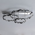 Miniatyrbillede 4 af 5: 80cm Loftlampe LED Krystal Rustfrit Stål Moderne 220-240v