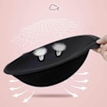 Miniatyrbillede 2 af 5: Gravid Mave Tummy Bump Skuespiller Rekvisitter Åndbar Sceneoptræden M Black