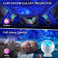 Miniatyrbilde 3 av 5: LED Galaxy Stjernehimmel-projektor Stjernehimmel Månelampe