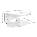 Miniatyrbilde 3 av 5: 1 stk Hyllebrakett Holder for Orbi veggmontering, for Orbi Wifi Router AC3000 RBS50, RBK50, RBK53, RB