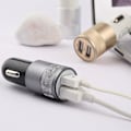 Miniatyrbillede 1 af 3: DC12-24V 2.1A 1.0A Dobbelt USB-Port Billader Adapter