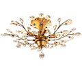 Miniatyrbilde 3 av 3: 62cm Lysekrone Klynge Taklampe Led Flush Metall Antikk Messing