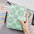 Miniatyrbillede 5 af 5: Budget Binder med Lynlåsekonvolutter, A6 Lommer Planlægger Kontanter Konvolutter Green