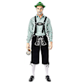 Pikkukuva 3 / 5: Miesten Baijerilainen Oktoberfest-asusetti Up Fancy Oktoberfest- ja Olutjuhliin L Green