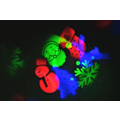 Miniatyrbild 2 av 3: Fjärrstyrd RGB LED Vattenvågs-Ripple-Effekt Scenbelysning