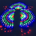 Miniatyrbilde 2 av 5: 3,5m 3xPåfugl Mesh Net Led Lysstreng Fleksibel