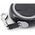 Miniatyrbillede 4 af 5: 8m Trækbånd til Hunde, Trækbånd til Store Hunde, Automatisk Træningsbånd til Hunde Op til 110 Lbs/50 Kg, Grå