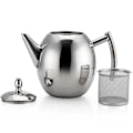 Miniatyrbillede 2 af 4: Rustfrit Stål Tekander Infuser Kaffekedel Sølv