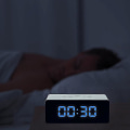 Miniatyrbild 3 av 4: LED Digital Väckarklocka, Spegelväckarklocka LED-Display Temperaturfunktion För Sovrum, Kontor - (haoyi-yuhao