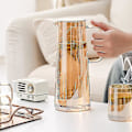 Miniatyrbillede 2 af 4: Varmebestandig Glas Tekande med Tud og Låg