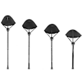 Miniatyrbillede 3 af 4: Foldbar Tripod Stol - Bærbar Sæde Teleskopisk Stol Indtrækkelig Udendørs Fiskestol