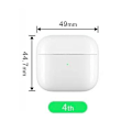 Pikkukuva 2 / 5: Tws Pro 4 Langattomat Bluetooth-kuulokkeet Melunvaimennuskuulokkeet Stereo Urheilu Mini-kuulokkeet Handsfree-puhelut Kuulokkeet Mikrofonilla -yuhao White