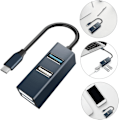 Miniatyrbild 6 av 8: Usb Hub Laddare Typ c Usb Hub 4 Portar Multifunktionsadapter