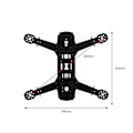 Pikkukuva 5 / 5: Hiilikuitu Mini 250 FPV Quadcopter Runko C250