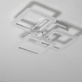 Miniatyrbillede 3 af 5: 3-armet LED-loftlampe til soveværelse, vægmonteret, malet