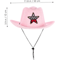 Miniatyrbillede 2 af 8: Cowboyhatte til børn med skygge, strandhatte