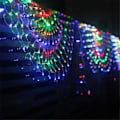 Miniatyrbillede 4 af 5: 3,5m 3xPeacock Mesh Net Led Lysstreng Fleksibel