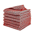 Miniatyrbild 1 av 5: 6-pack 100% Bomulls Waffle-vävda Kökshanddukar, Ultra Mjuka Absorberande Snabbtorkande Diskhanddukar 1-yuhao