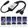Miniatyrbillede 4 af 5: LED-Stripslys med Musiksynkronisering RGB 20m 600leds Bluetooth-styring