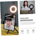 Pikkukuva 7 / 8: Selfie-rengasvalo web-kameralle, himmennettävä LED-kauneusvalo klipsillä suoratoistoon, 3 tilaa