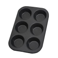 Miniatyrbillede 1 af 5: Non-stick Rund Kageform Muffinbakke Kulstofstål Bage Pudding Bageudstyr Biscuit (er)
