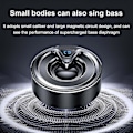 Miniatyrbild 3 av 5: Mini Bluetooth-högtalare i aluminiumlegering för dator, trådlös och liten