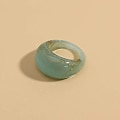 Miniatyrbillede 3 af 5: 12 stk Farverige Ringe Harpiks Akryl Chunky Trendy Smykker