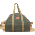Miniatyrbillede 3 af 5: Brændestabspose Stor Canvas Bærer Ildsteds Logpose Brændestabspose Vovset Canvas Tote Holder